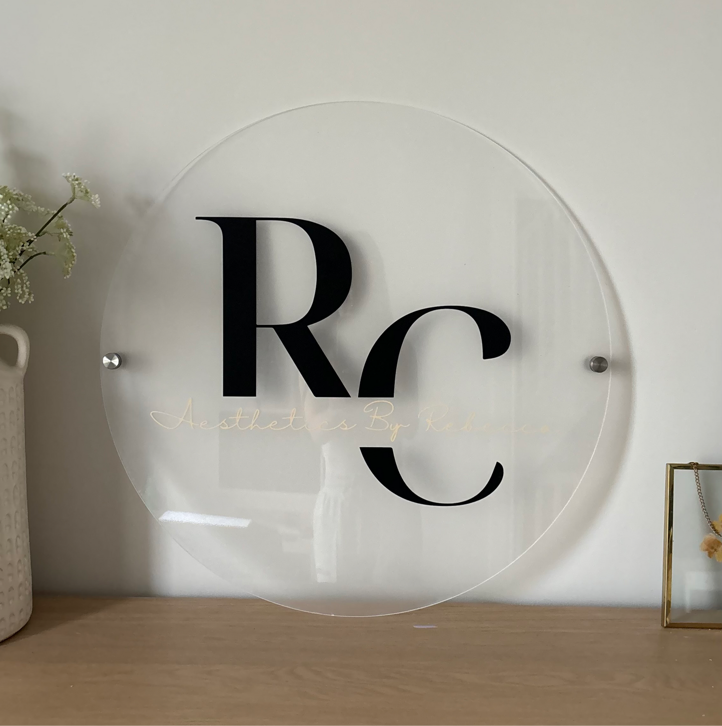 Business Logo Circle Sign