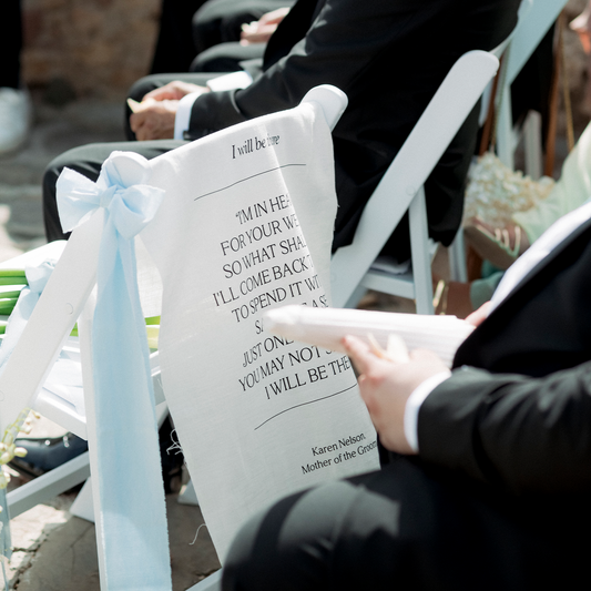 June | Memory Seat Sign