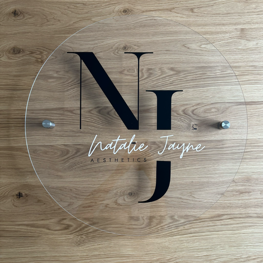 Business Logo Circle Sign