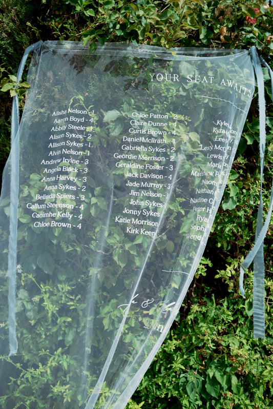 June | Tulle Table Plan