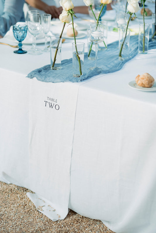 June | Linen Table Numbers