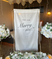 Marry Me | Proposal Linen Sign