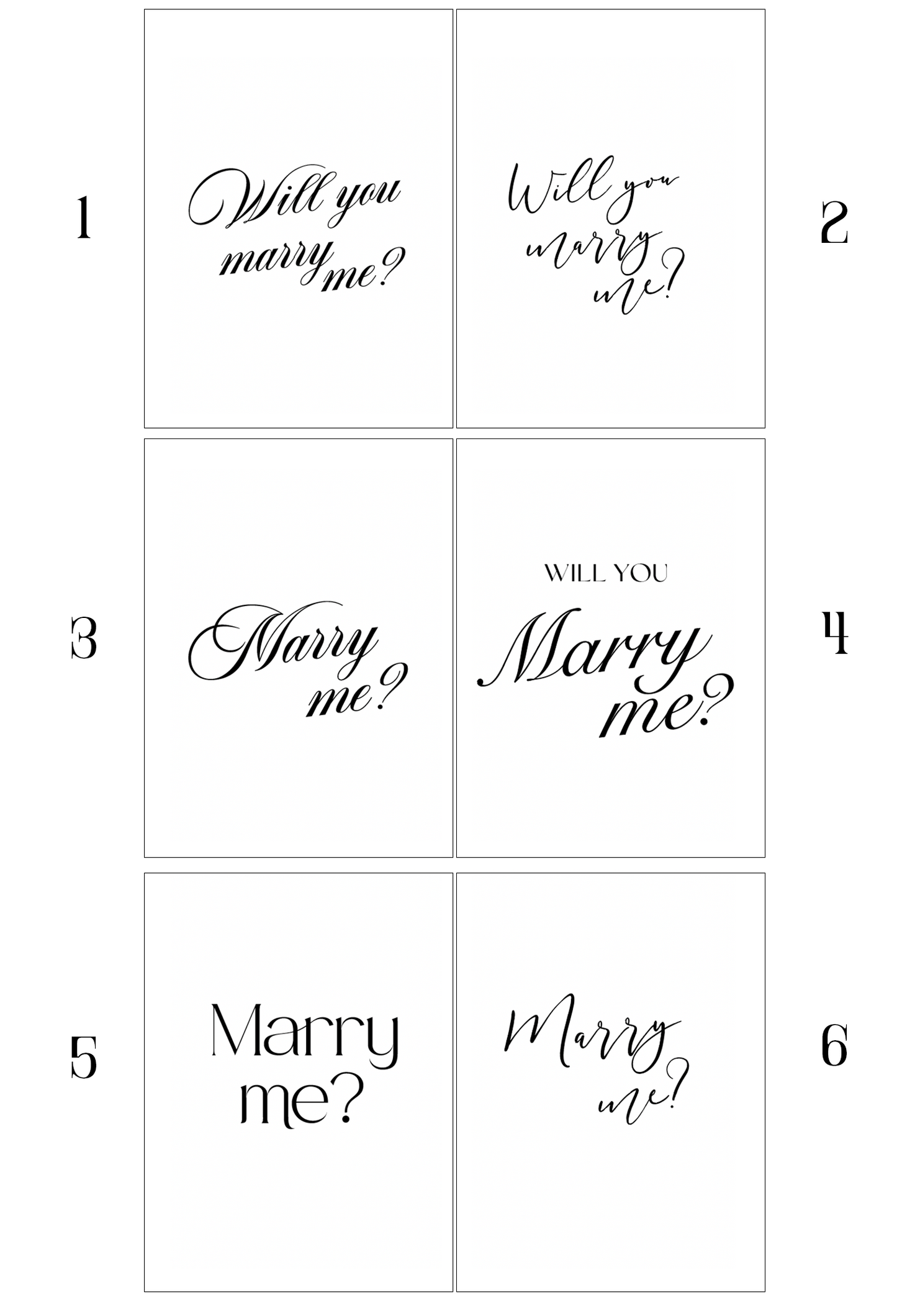 Marry Me | Proposal Linen Sign