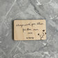 Personal Handwriting Wooden Keepsake