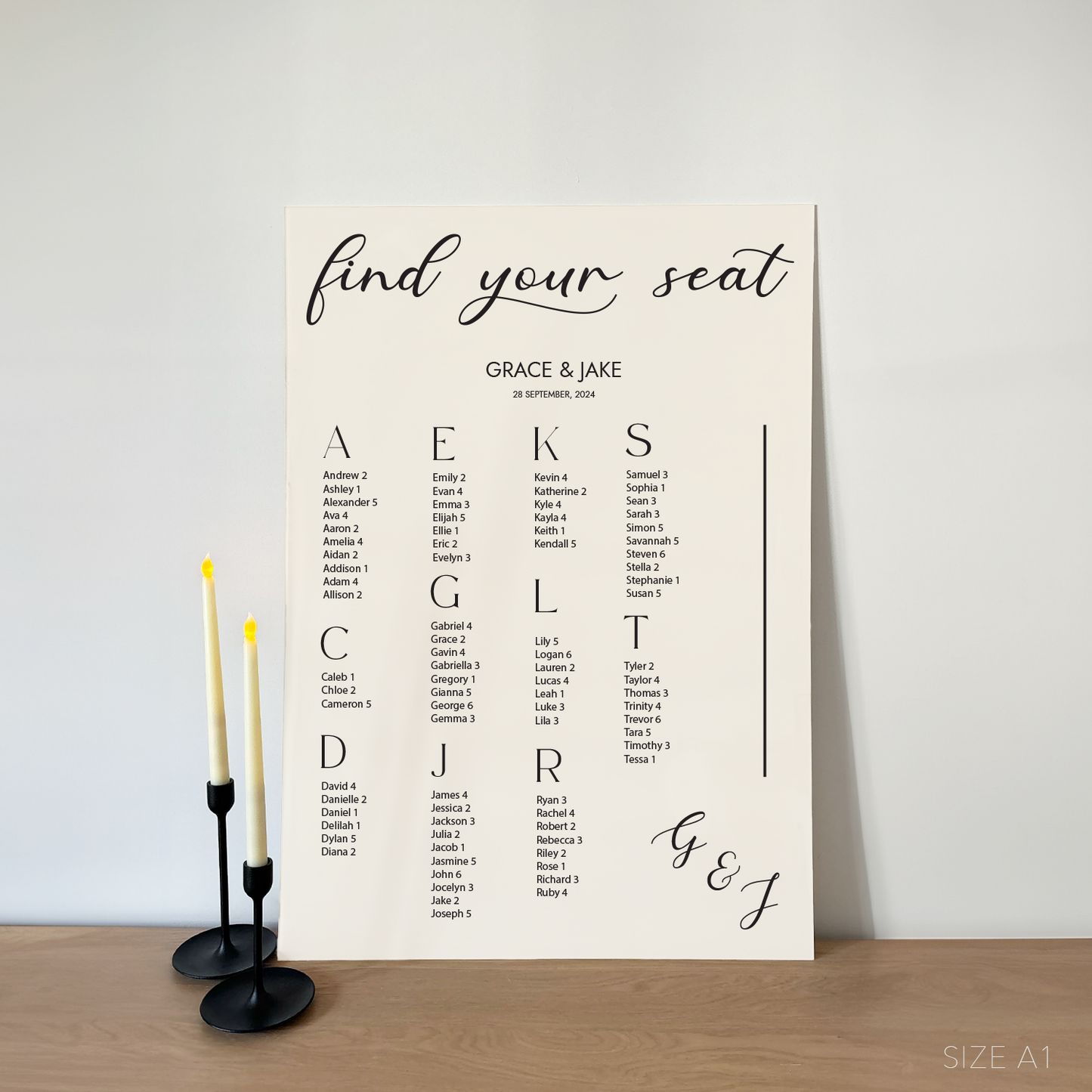 Elsie | Table Plan Vol 1