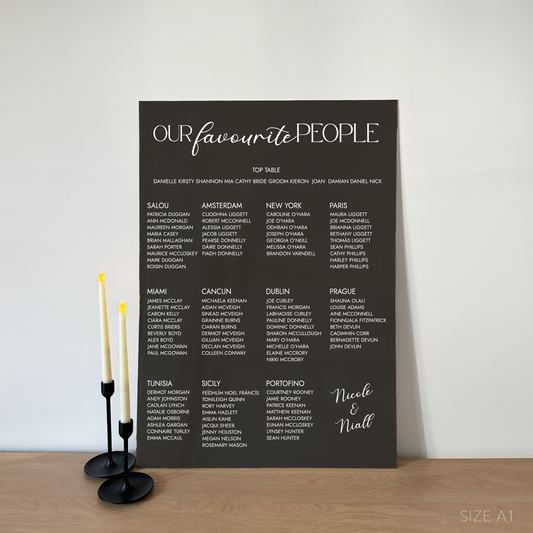 Elsie | Table Plan Vol 2