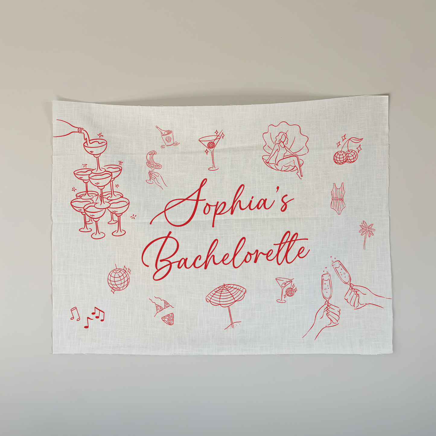 Linen | Bachelorette/Hen Party Sign Vol 1