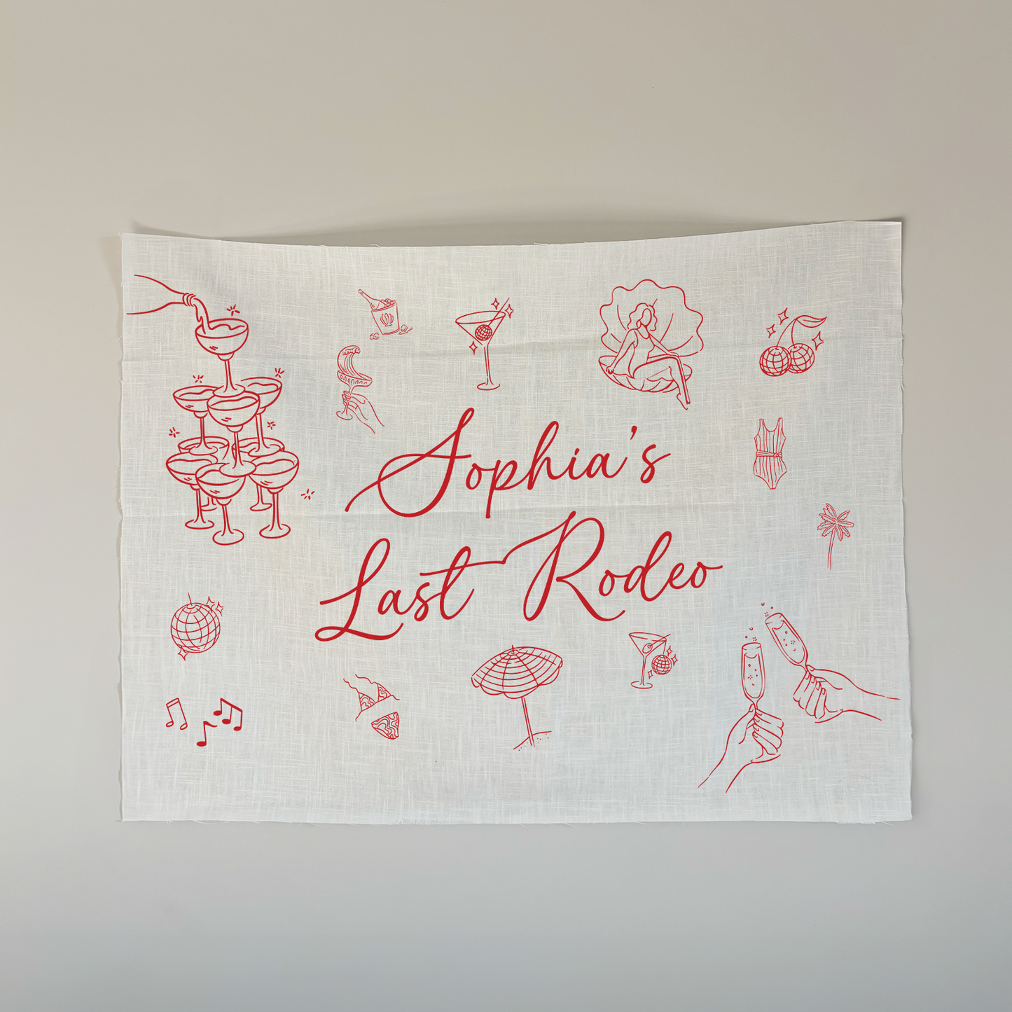 Linen | Bachelorette/Hen Party Sign Vol 1