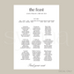 Table Plan Decal Vol 3 | DIY Bride