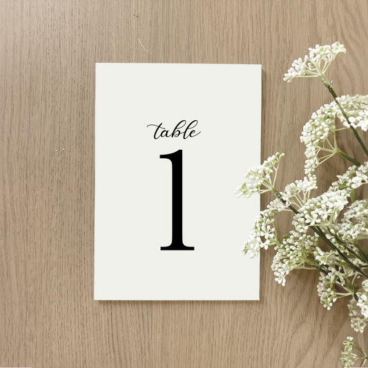 Elsie | Table Numbers Vol 2