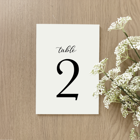 Elsie | Table Numbers Vol 2