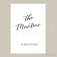 Welcome Sign Decal Sticker Vol 3 | DIY Bride
